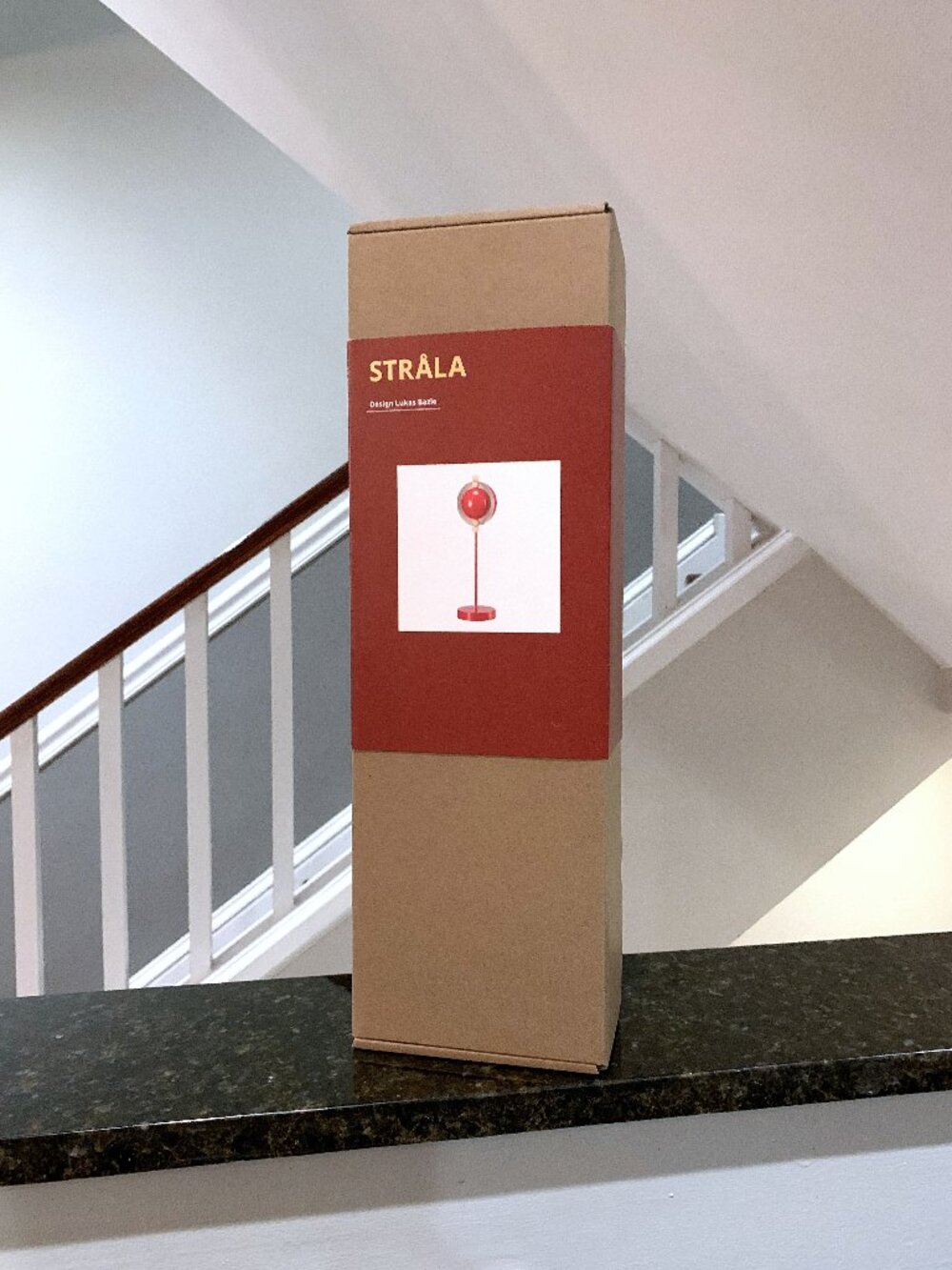 Ikea STRÅLA Strala LED Red Metal Table Lamp 006 079 61 Battery Operated NEW 2025